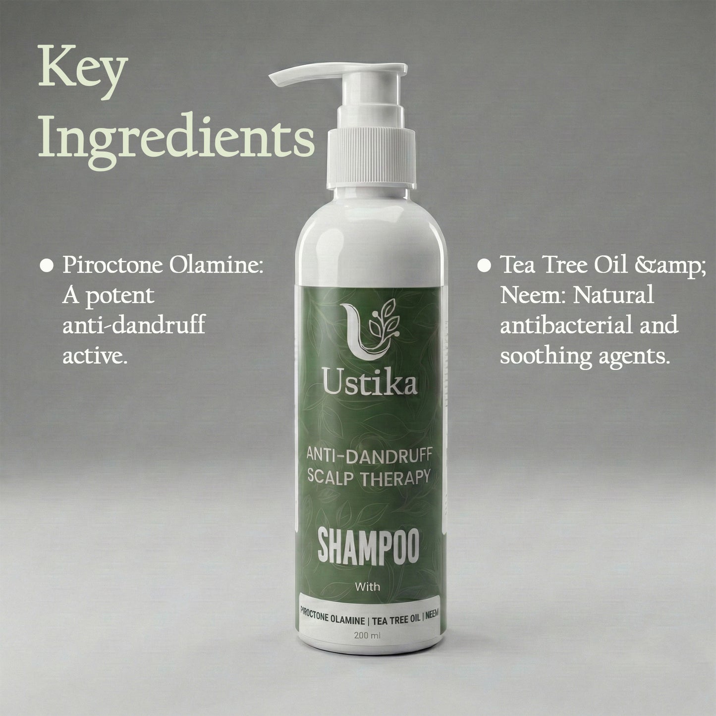 USTIKA ANTI-DANDRUFF SHAMPOO (200ML)