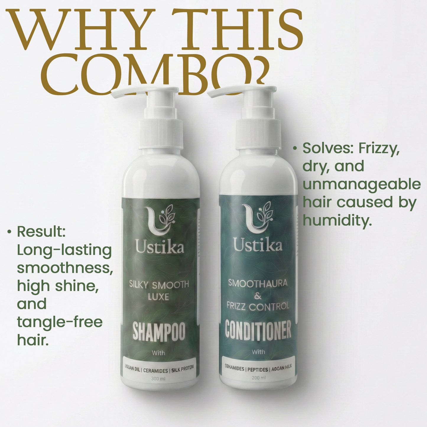 SMOOTH & SHINE HUMIDITY SHIELD - Frizz-Control Shampoo + Conditioner Duo