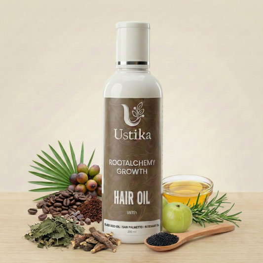 USTIKA ROOTALCHEMY GROWTH HAIR OIL (200ML)