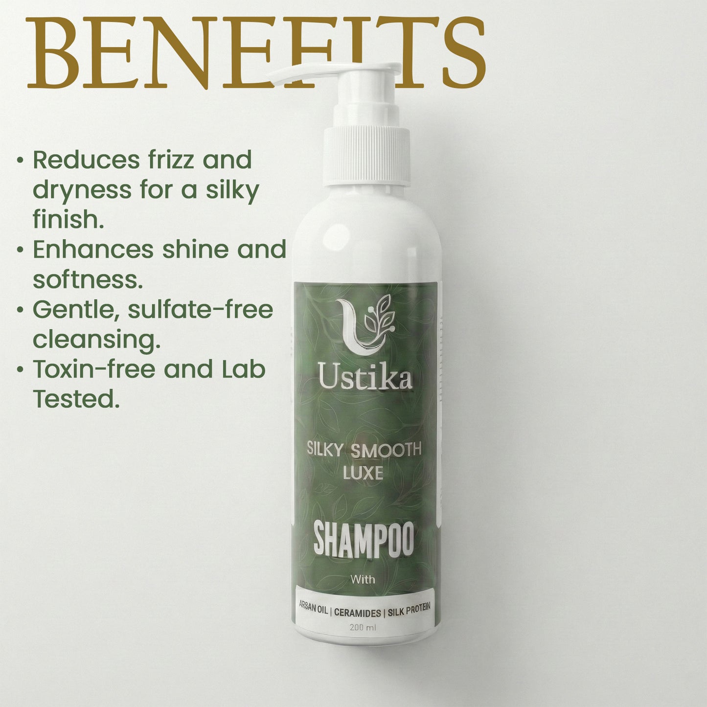 USTIKA SILKYSMOOTH LUXE SHAMPOO (200ML)